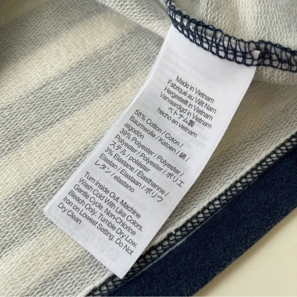 J.Crew Crewcuts Girls Navy White Striped Jeans Outfit LOT OF TWO Size XS, 4/5